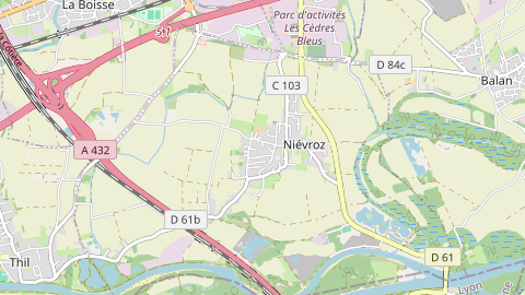Carte de localisation de l'évènement