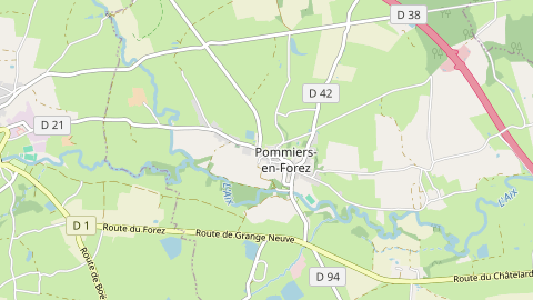 Carte de localisation de l'évènement