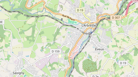 Carte de localisation de l'évènement