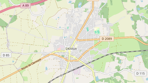 Carte de localisation de l'évènement