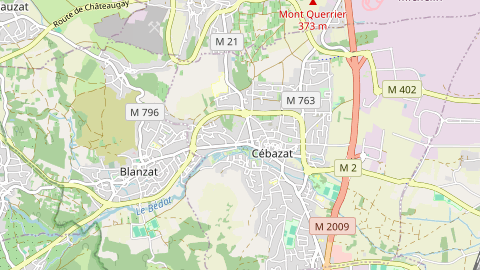 Carte de localisation de l'évènement