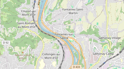 Carte de localisation de l'évènement