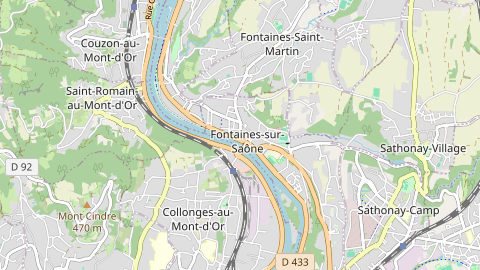 Carte de localisation de l'évènement