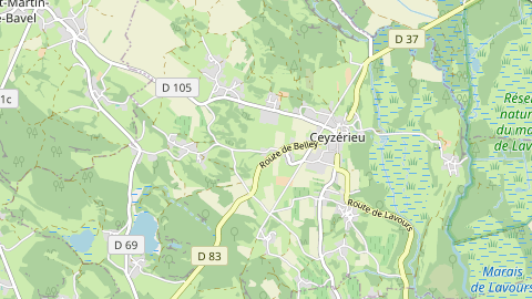 Carte de localisation de l'évènement
