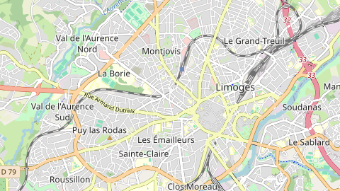 Carte de localisation de l'évènement