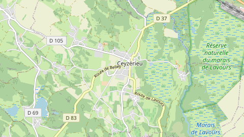 Carte de localisation de l'évènement