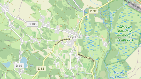Carte de localisation de l'évènement