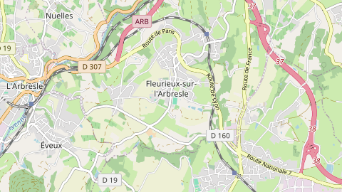Carte de localisation de l'évènement