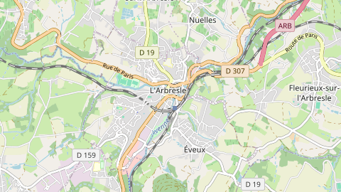 Carte de localisation de l'évènement