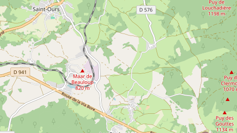 Carte de localisation de l'évènement