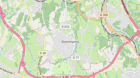 Carte de localisation de l'évènement