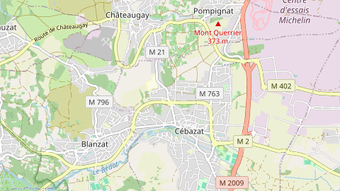Carte de localisation de l'évènement