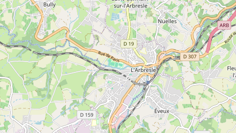 Carte de localisation de l'évènement