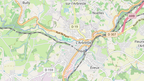 Carte de localisation de l'évènement