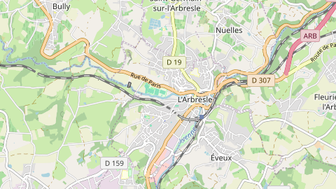 Carte de localisation de l'évènement