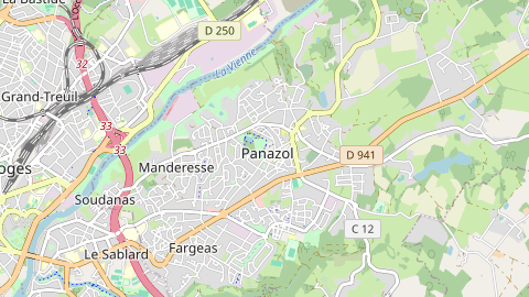 Carte de localisation de l'évènement