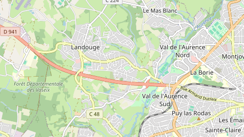 Carte de localisation de l'évènement