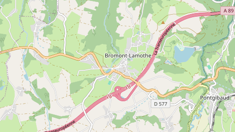Carte de localisation de l'évènement