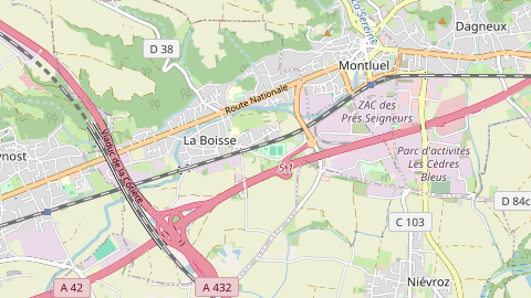 Carte de localisation de l'évènement