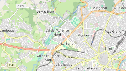 Carte de localisation de l'évènement