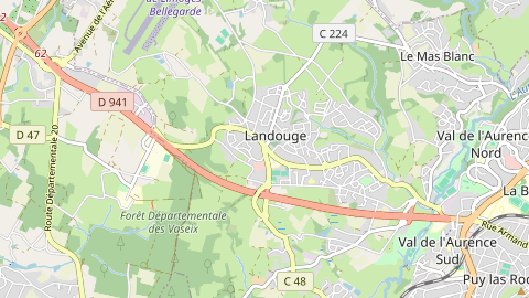 Carte de localisation de l'évènement