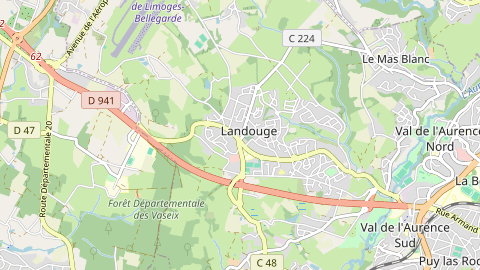 Carte de localisation de l'évènement