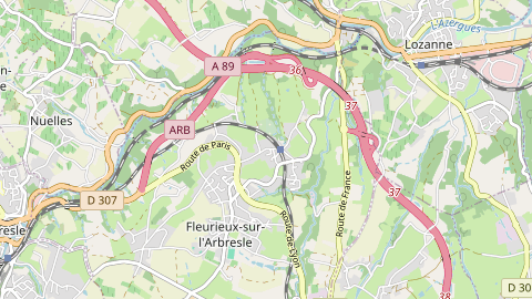 Carte de localisation de l'évènement