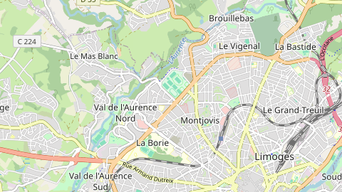 Carte de localisation de l'évènement