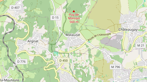 Carte de localisation de l'évènement