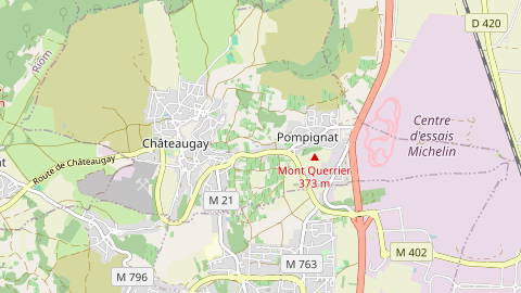 Carte de localisation de l'évènement