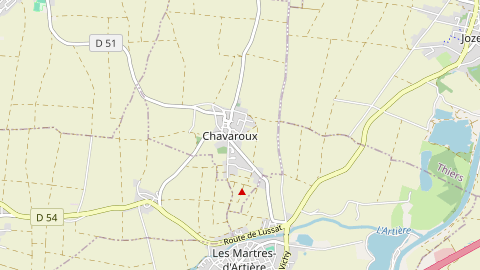 Carte de localisation de l'évènement