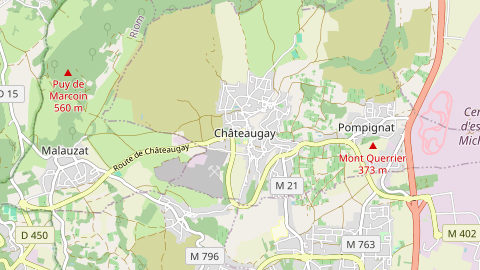 Carte de localisation de l'évènement