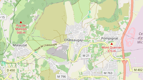 Carte de localisation de l'évènement