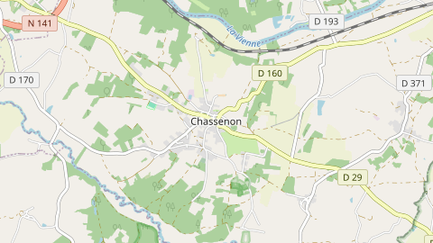 Carte de localisation de l'évènement