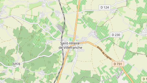 Carte de localisation de l'évènement