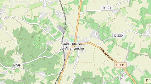 Carte de localisation de l'évènement