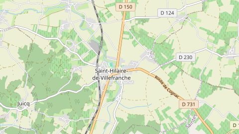 Carte de localisation de l'évènement