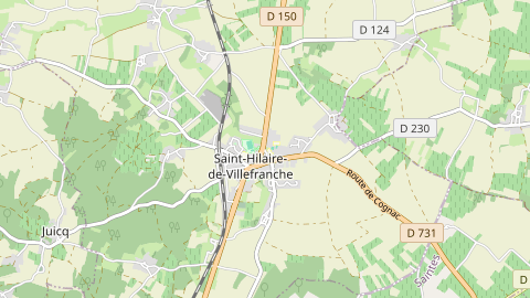 Carte de localisation de l'évènement