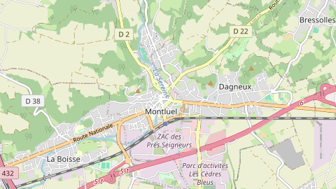 Carte de localisation de l'évènement