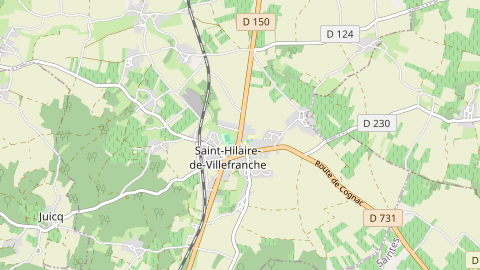 Carte de localisation de l'évènement