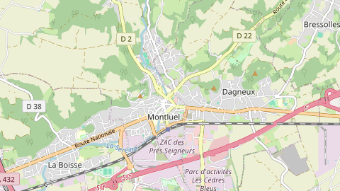 Carte de localisation de l'évènement