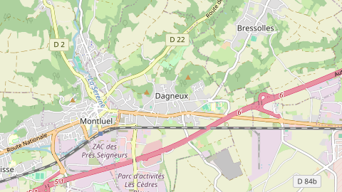 Carte de localisation de l'évènement