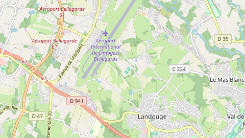 Carte de localisation de l'évènement