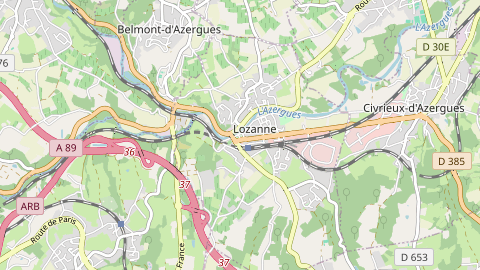 Carte de localisation de l'évènement