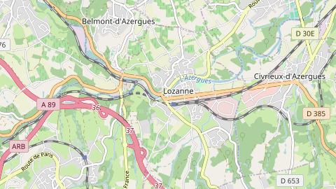Carte de localisation de l'évènement