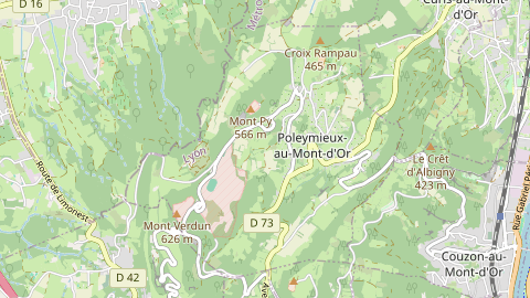 Carte de localisation de l'évènement
