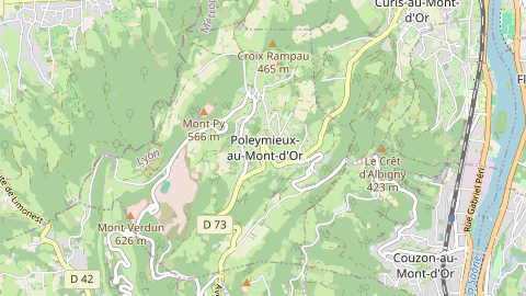 Carte de localisation de l'évènement