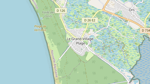 Carte de localisation de l'évènement