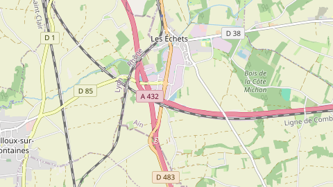 Carte de localisation de l'évènement