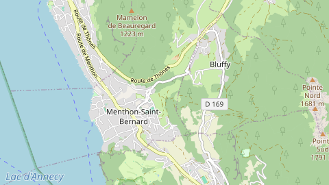 Carte de localisation de l'évènement